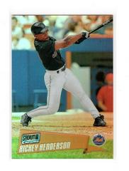 Rickey Henderson [Refractor] Baseball Cards 2000 Stadium Club Chrome Prices