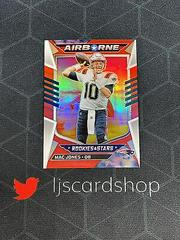 Mac Jones [Red] #AI-12 Football Cards 2022 Panini Rookies & Stars Airborne Prices