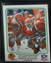 Atlanta Falcons [What's Up Front Counts] Football Cards 1979 Fleer Team Action Prices
