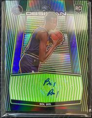Bol Bol [Electric Etch Green] Basketball Cards 2019 Panini Obsidian Rookie Autographs Prices