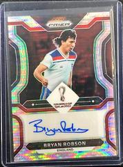 Bryan Robson [Breakaway] Soccer Cards 2022 Panini Prizm World Cup Signatures Prices