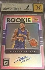 Brandon Ingram Basketball Cards 2016 Panini Donruss Optic Rookie Signatures Prices