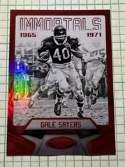 Gale Sayers [Mirror Red] #115 Football Cards 2016 Panini Certified Prices