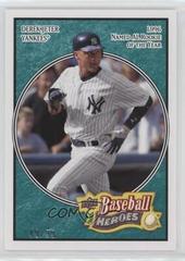 Derek Jeter [Sea Green] #114 Baseball Cards 2008 Upper Deck Baseball Heroes Prices
