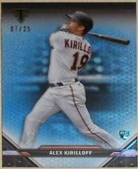 Alex Kirilloff [Sapphire] #49 Baseball Cards 2021 Topps Triple Threads Prices