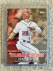 Juan Soto [Gold] #WTTS-11 Baseball Cards 2022 Topps Welcome to the Show Prices