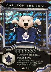 Carlton the Bear [Sparkle] Hockey Cards 2021 Upper Deck MVP Mascots Gaming Prices