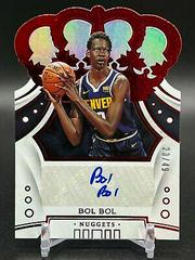 Bol Bol [Red] #CR-BOL Basketball Cards 2019 Panini Crown Royale Rookie Autographs Prices