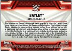 Bayley Wrestling Cards 2017 Topps WWE Women's Division Finishers and Signature Moves Prices
