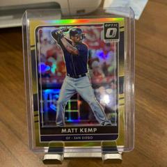 Matt Kemp [Gold] Baseball Cards 2016 Panini Donruss Optic Prices