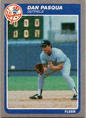 Dan Pasqua #U-86 Baseball Cards 1985 Fleer Update Prices