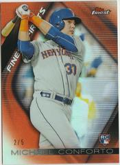 Michael Conforto [Red Refractor] Baseball Cards 2016 Topps Finest Prices