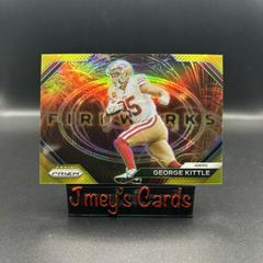 George Kittle [Gold] #F-22 Football Cards 2023 Panini Prizm Fireworks Prices