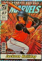 Jackson Holliday [Rapture] Baseball Cards 2023 Panini Donruss Marvels Prices