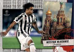Weston McKennie #RSP-08 Soccer Cards 2021 Topps UEFA Champions League Road to St. Petersburg Prices
