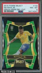 Neymar Jr. [Green Prizm Die Cut] Soccer Cards 2016 Panini Select Prices