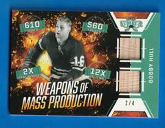 Bobby Hull [Emerald] Hockey Cards 2021 Leaf Lumber Weapons of Mass Production Prices