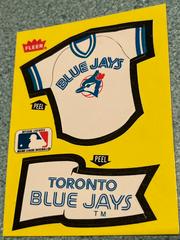 Blue Jays “Jersey, Pennant Stiker” Baseball Cards 1985 Fleer Prices