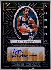 Artis Gilmore [Orange] Basketball Cards 2021 Panini Obsidian Aurora Autographs Prices