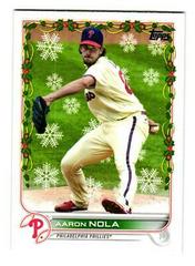 Aaron Nola #HW74 Baseball Cards 2022 Topps Holiday Prices