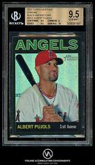 Albert Pujols [Black Refractor] #HC5 Baseball Cards 2013 Topps Heritage Chrome Prices