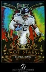 Derrick Henry [Tie-Dye Prizm] Football Cards 2020 Panini Select Hot Stars Prices
