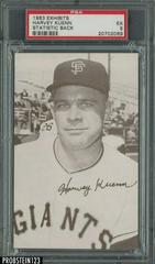 Harvey Kuenn Baseball Cards 1963 Exhibits Statistic Back Prices
