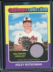 Adley Rutschman #CCR-AR Baseball Cards 2024 Topps Heritage Clubhouse Collection Relic Prices