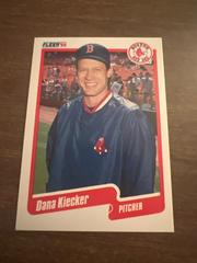 Dana Kiecker #U-72 Baseball Cards 1990 Fleer Update Prices