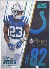 Kenny Moore II #82 Football Cards 2023 Panini Score Top 100 Prices