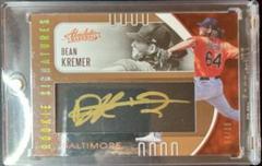 Dean Kremer [Black Leather Signature] #141 Baseball Cards 2021 Panini Absolute Prices