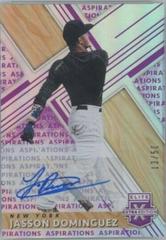 Jasson Dominguez [Autograph Aspirations Purple] #148 Baseball Cards 2019 Panini Elite Extra Edition Prices
