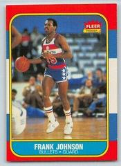 Frank Johnson Basketball Cards 1986 Fleer Prices