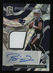 Bailey Zappe [Wave] #APA-BZA Football Cards 2022 Panini Spectra Aspiring Patch Autographs Prices