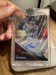 Jose Altuve [Blue] Baseball Cards 2022 Topps Clearly Authentic Tek Autographs Prices