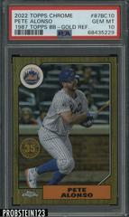 Pete Alonso [Gold] #87BC-10 Baseball Cards 2022 Topps Chrome 1987 Prices