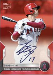 Shohei Ohtani [Autograph] #678D Baseball Cards 2022 Topps Now Prices