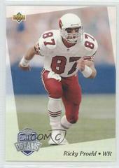 Ricky Proehl #30 Football Cards 1993 Upper Deck NFL Experience Prices