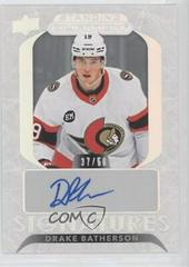 Drake Batherson Hockey Cards 2021 Upper Deck Ovation Standing Signatures Prices