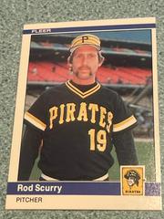 Rod Scurry #264 Baseball Cards 1984 Fleer Prices