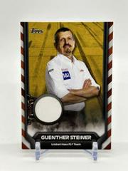 Guenther Steiner [Gold] #F1R-GS Racing Cards 2021 Topps Formula 1 F1 Relics Prices