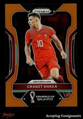 Granit Xhaka [Orange] #264 Soccer Cards 2022 Panini Prizm World Cup Prices