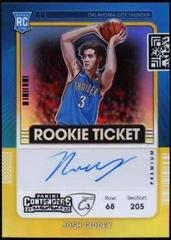Josh Giddey [Variation Autograph Gold] #106 Basketball Cards 2021 Panini Contenders Prices