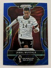 Jamal Musiala [Blue Wave] Soccer Cards 2022 Panini Prizm World Cup Prices
