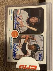 Rod Carew, Tony Oliva Baseball Cards 2022 Topps Heritage Real One Dual Autographs Prices