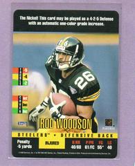 Rod Woodson Football Cards 1995 Panini Donruss Red Zone Prices