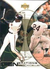 Barry Bonds Baseball Cards 2000 Upper Deck Hitter's Club Generations Excellence Prices