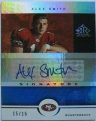 Alex Smith [Blue] Football Cards 2005 Upper Deck Reflections Signatures Prices