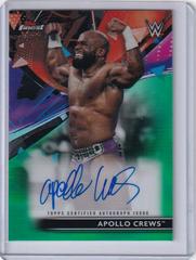 Apollo Crews [Green] Wrestling Cards 2021 Topps Finest WWE Roster Autographs Prices