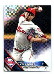 Vince Velasquez [Xfractor] Baseball Cards 2016 Topps Chrome Update Prices